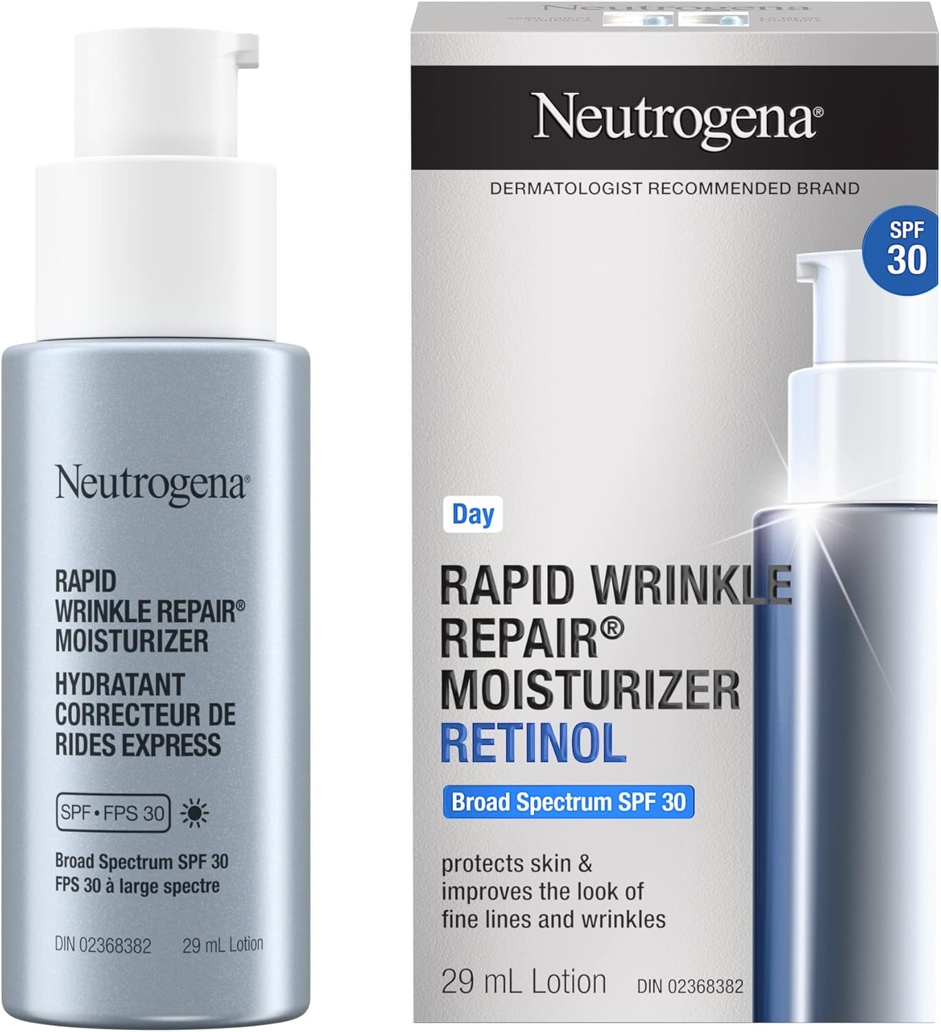 anti Aging Retinol Face Cream SPF 30, Rapid Wrinkle Repair Moisturizer, 29 Ml