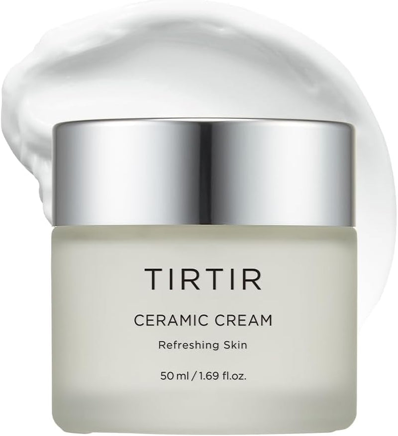 Ceramic Cream | Deep Moisturizer for Glass Skin, Polyglutamic Acid, Centella Asiatica Extract, Strong Skin Barrier, Lightweight, Mild, Nature Derived Ingredients, Dry Skin, Korean Skincare